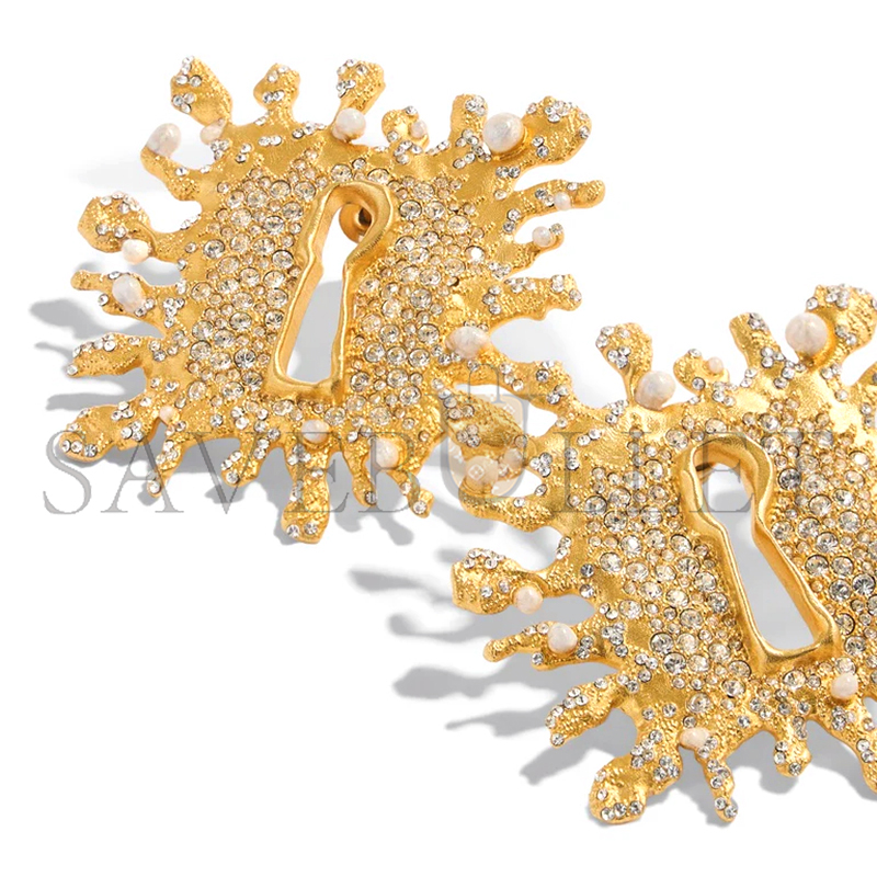 SCHIAPARELLI KEYHOLE EARRINGS JEWEL BI00510